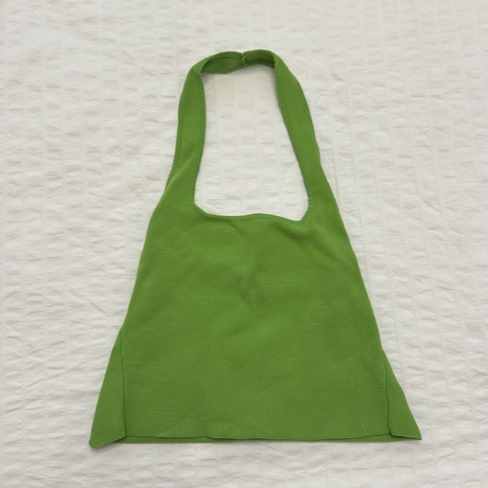 Glassons Green Halter Crop Top